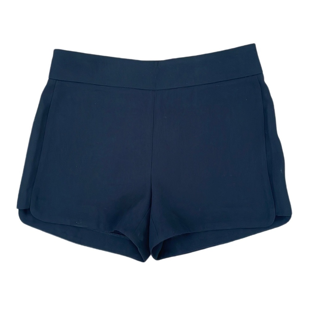 J. Crew Factory Black Zip Side Drapey Shorts